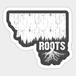 Roots - Montana (Rustic) Sticker